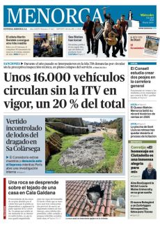 VERTIDO INCONTROLADO DE LODOS DEL DRAGADO EN SA COLÀRSEGA